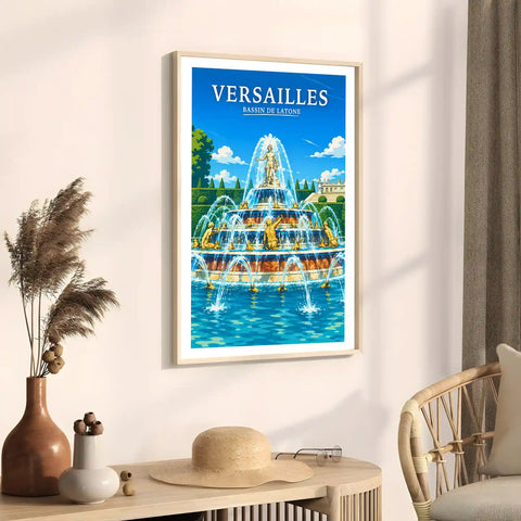 Affiche Versailles Bassin de Latone