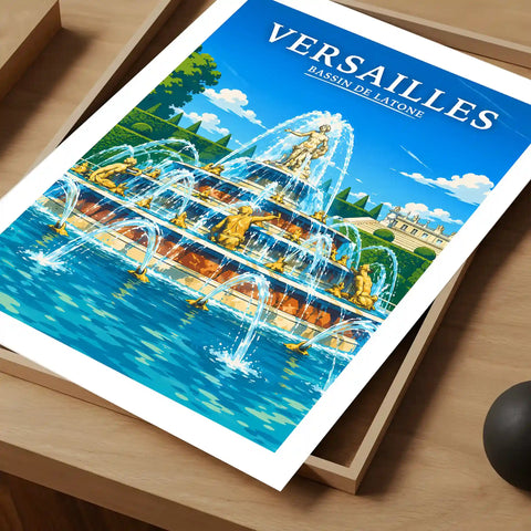 Affiche Versailles Bassin de Latone
