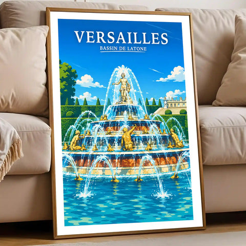 Affiche Versailles Bassin de Latone