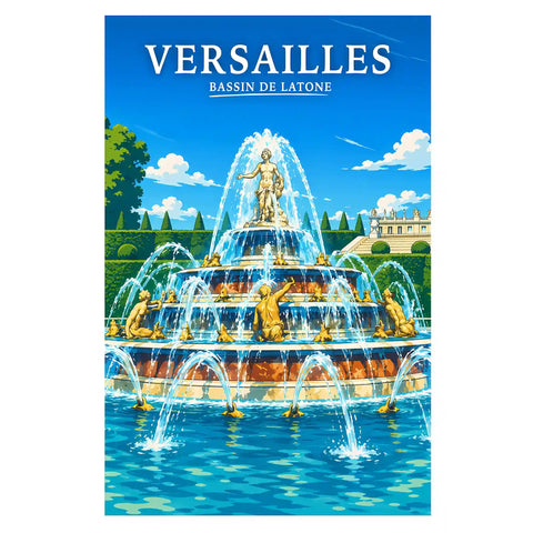 Affiche Versailles Bassin de Latone
