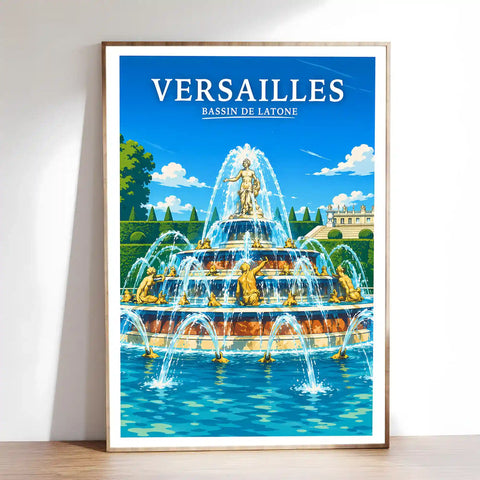 Affiche Versailles Bassin de Latone
