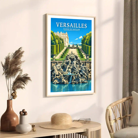 Affiche Versailles Bassin de Neptune