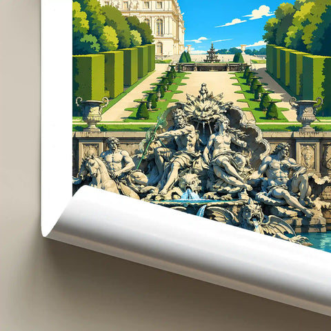 Affiche Versailles Bassin de Neptune