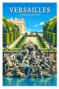 Affiche Versailles Bassin de Neptune
