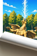 Affiche Versailles Bassin du Dragon
