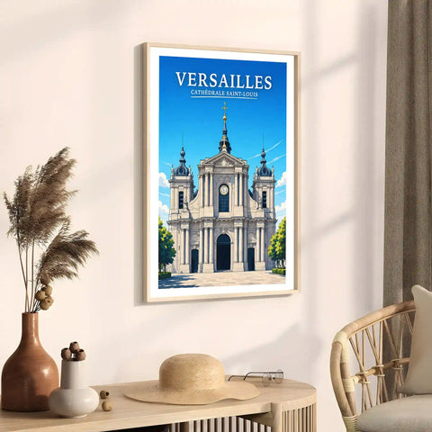 Affiche Versailles Cathédrale Saint-Louis