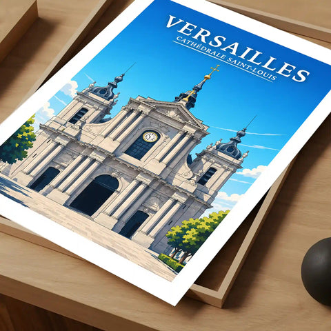 Affiche Versailles Cathédrale Saint-Louis