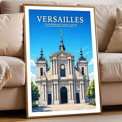 Affiche Versailles Cathédrale Saint-Louis