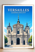 Affiche Versailles Cathédrale Saint-Louis