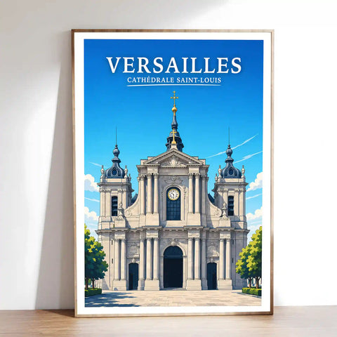 Affiche Versailles Cathédrale Saint-Louis