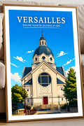 Affiche Versailles Église Sainte-Jeanne-d'Arc
