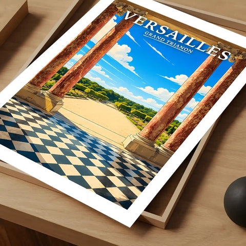 Affiche Versailles Grand Trianon