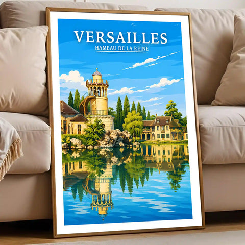 Affiche Versailles Hameau de la Reine