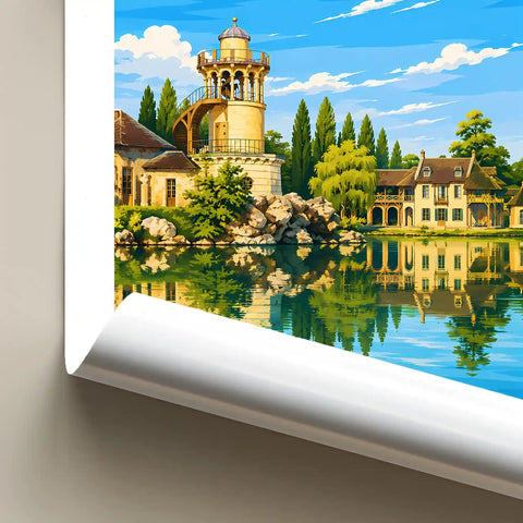 Affiche Versailles Hameau de la Reine