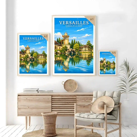 Affiche Versailles Hameau de la Reine