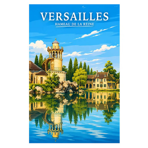 Affiche Versailles Hameau de la Reine