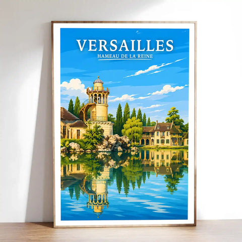 Affiche Versailles Hameau de la Reine