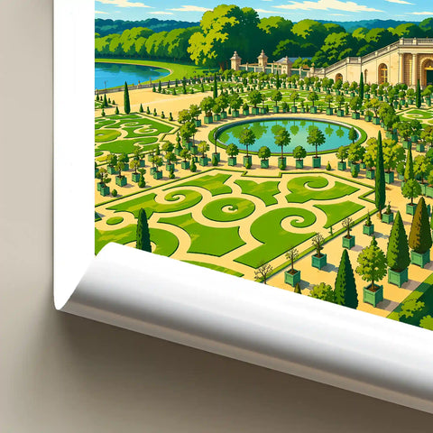 Affiche Versailles Jardins de l'Orangerie