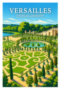 Affiche Versailles Jardins de l'Orangerie