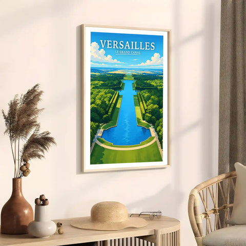Affiche Versailles Le Grand Canal