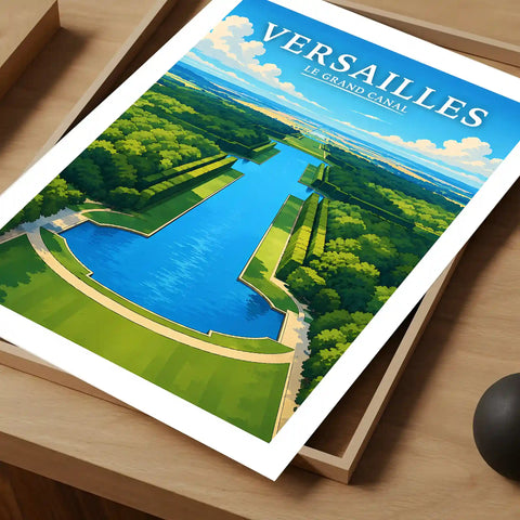 Affiche Versailles Le Grand Canal