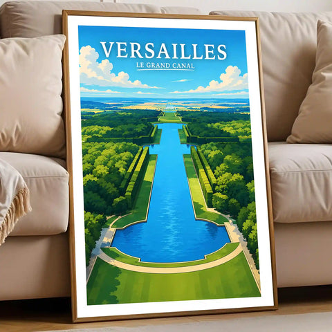 Affiche Versailles Le Grand Canal