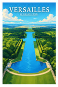 Affiche Versailles Le Grand Canal