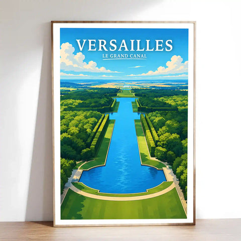 Affiche Versailles Le Grand Canal