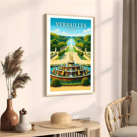 Affiche Versailles Les Jardins