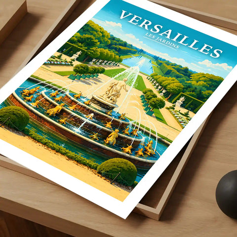 Affiche Versailles Les Jardins