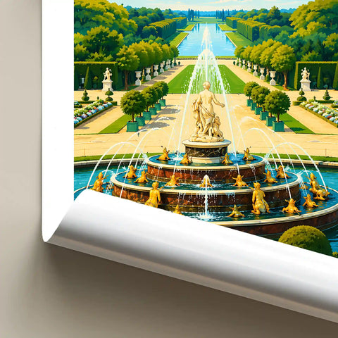 Affiche Versailles Les Jardins