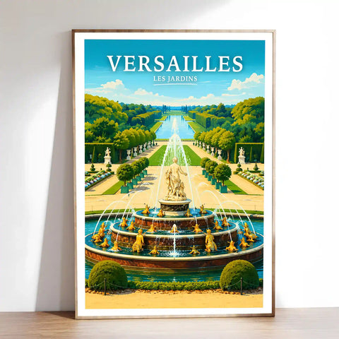 Affiche Versailles Les Jardins