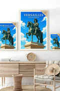 Affiche Versailles Statue de Louis XIV