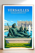 Affiche Versailles Statue du Parterre d'Eau