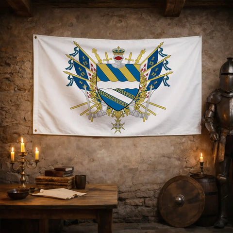Drapeau - Blason de l'Aisne (02)
