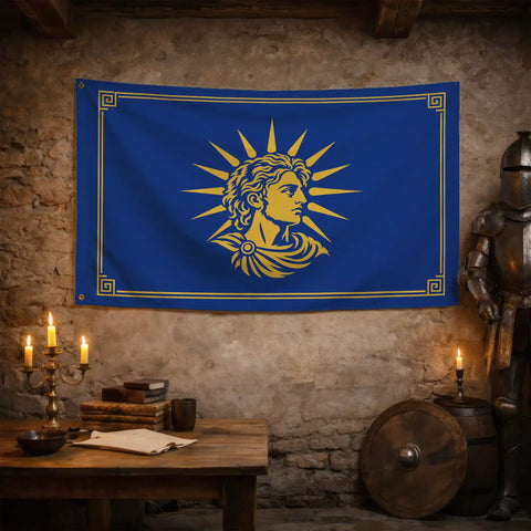 Drapeau Alexandre le Grand - chrétien patriote royaliste France