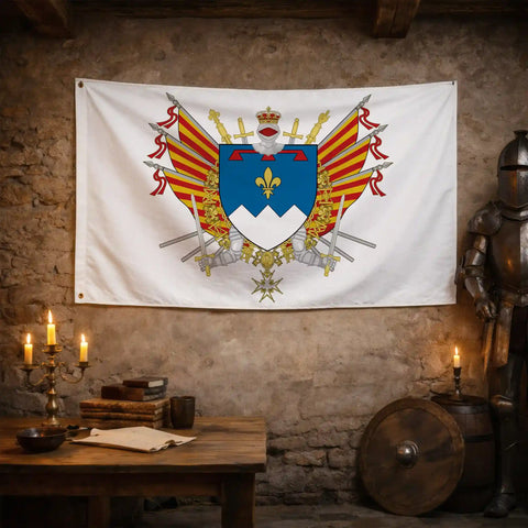 Drapeau - Blason des Alpes-de-Haute-Provence (04)