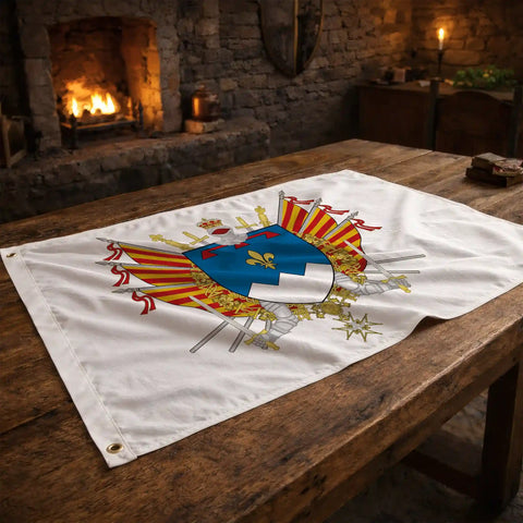 Drapeau - Blason des Alpes-de-Haute-Provence (04)