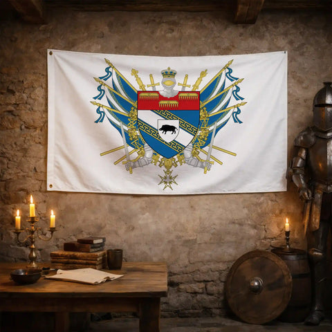 Drapeau - Blason des Ardennes (08)