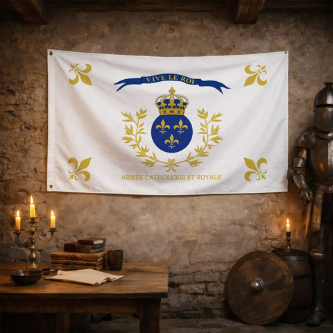 Drapeau - Armée Catholique et Royale