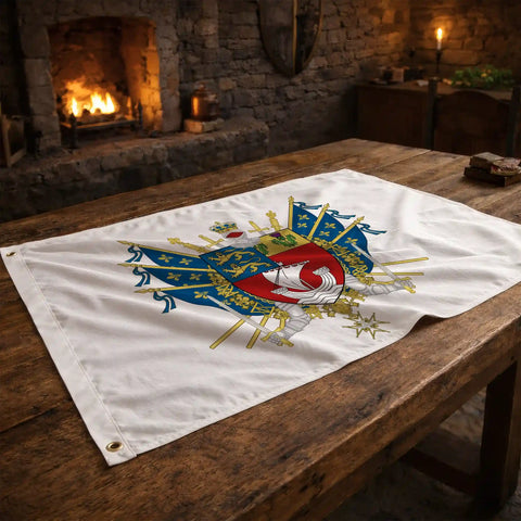 Drapeau - Blason d'Asnières-sur-Seine