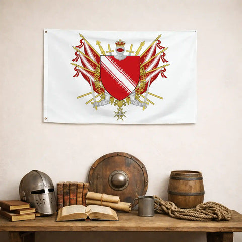 Drapeau - Blason du Bas-Rhin (67)