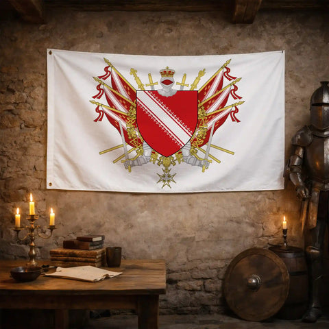 Drapeau - Blason du Bas-Rhin (67)