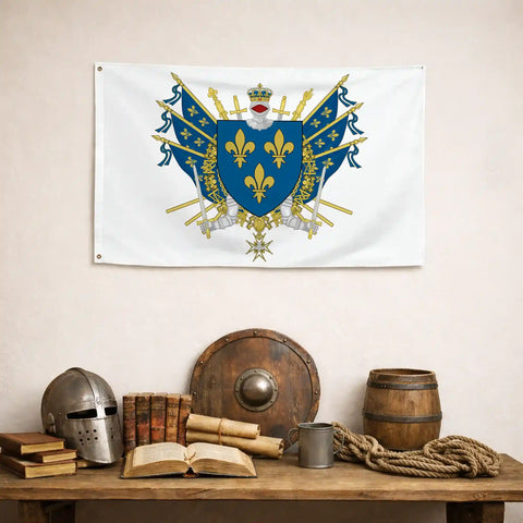 Drapeau - Blason de l'Île-de-France