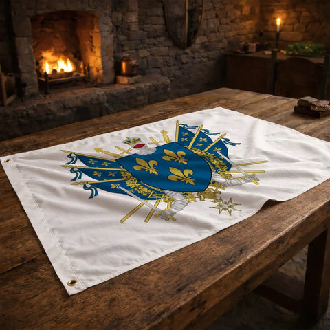 Drapeau - Blason de l'Île-de-France