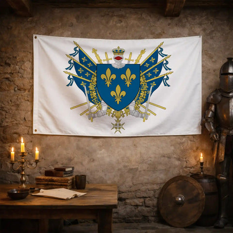 Drapeau - Blason de l'Île-de-France