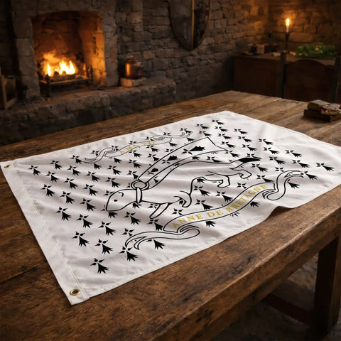 Drapeau - Blason d'Anne de Bretagne