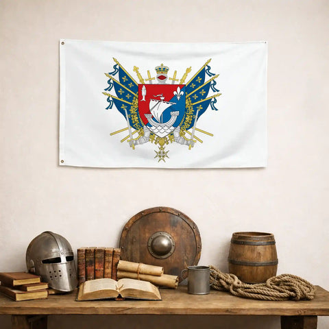 Drapeau - Blason de Boulogne-Billancourt