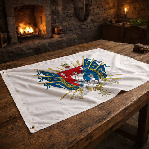 Drapeau - Blason de Boulogne-Billancourt