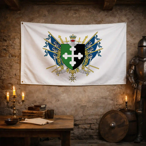 Drapeau - Blason de Bourg-en-Bresse